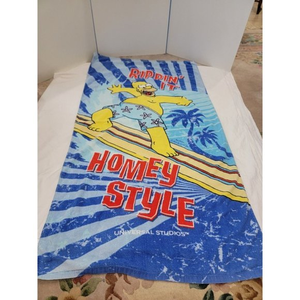 Vtg‎ Rippin It Homey Style Homer Simpson Matt Groening Towel Universal Studios